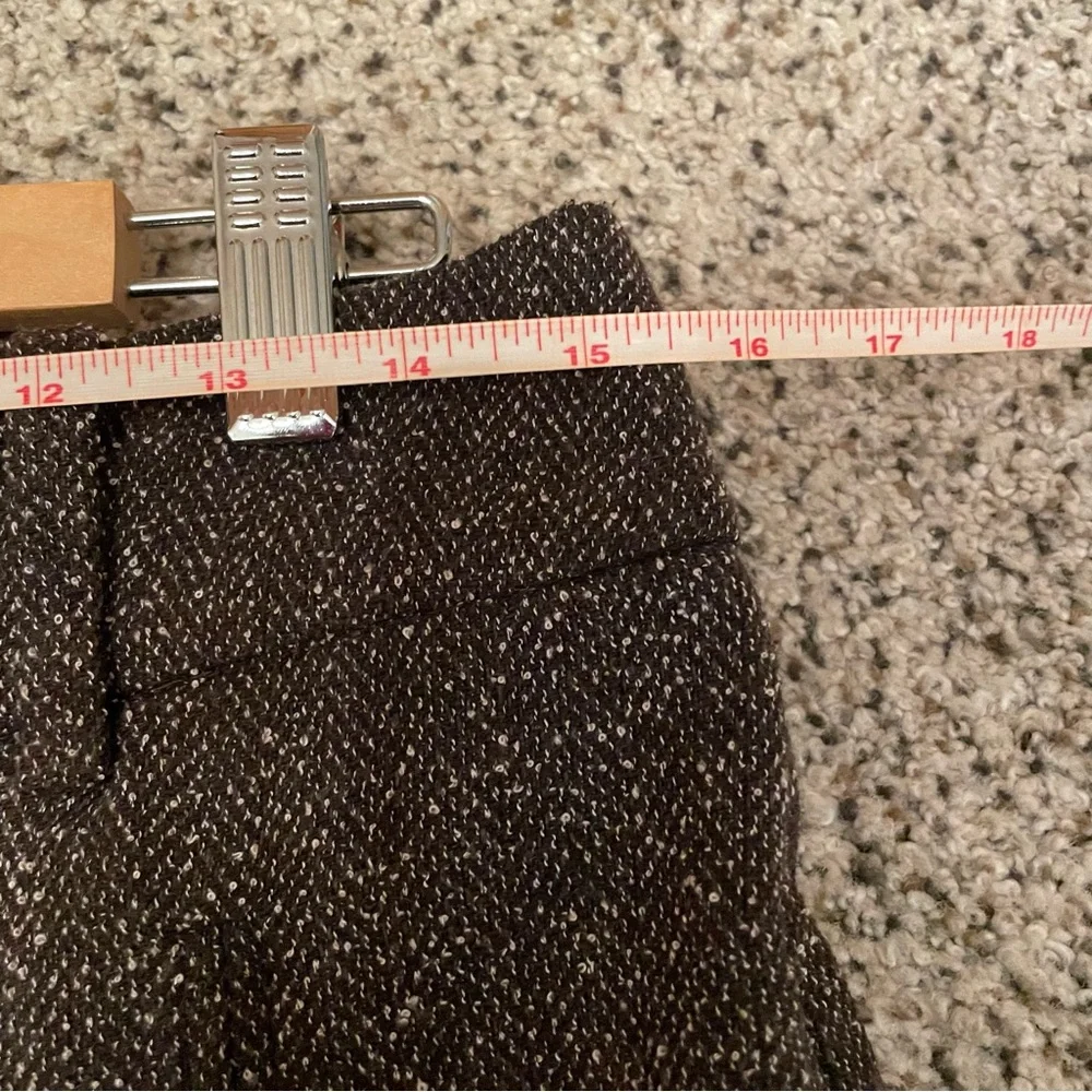 LOFT Lined Wide Leg Tweed Pants sz 4 - Picture 4 of 5